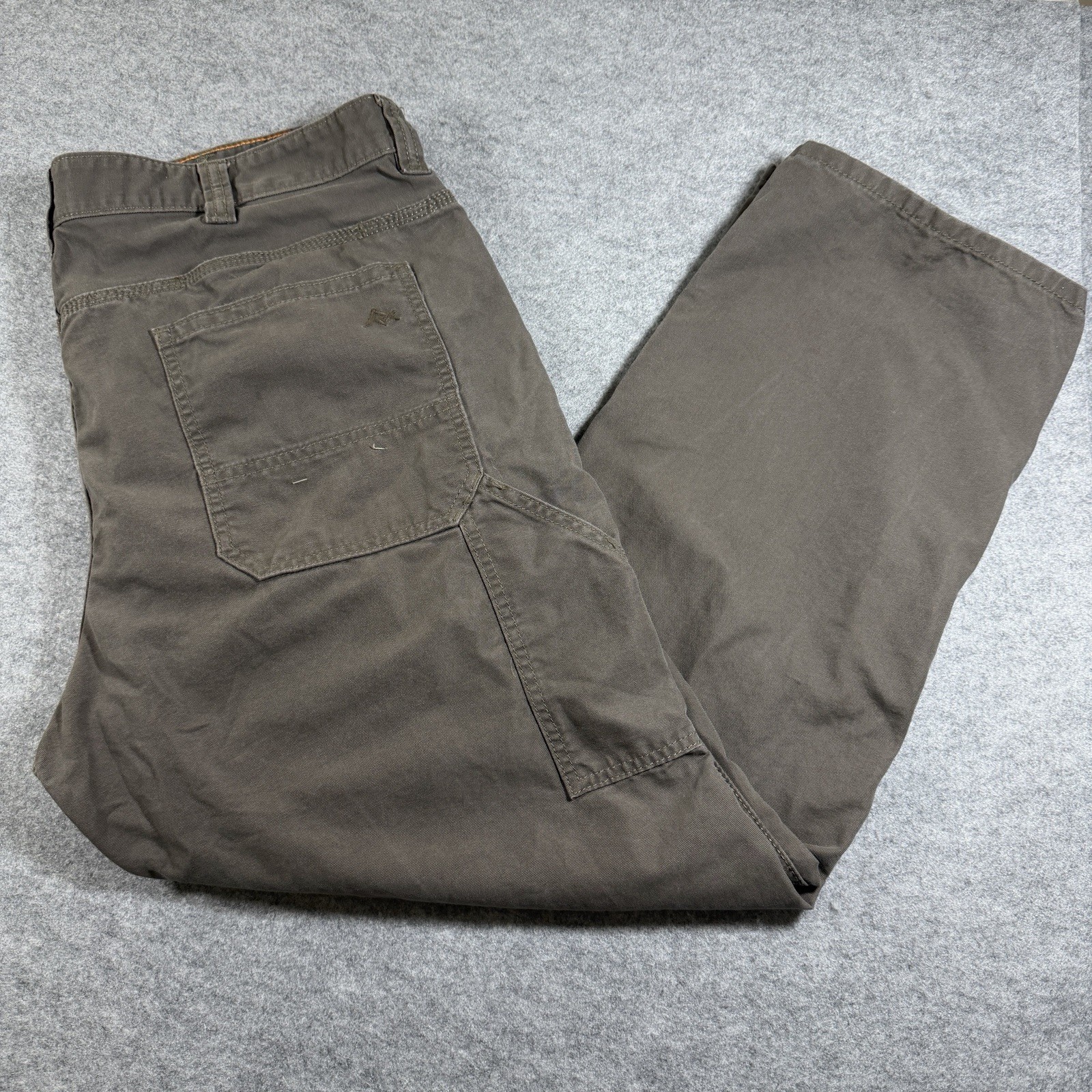 Ridgecut Toughwear Carpenter Pants Mens 40x30 Brown Ripstop Canvas Workwear thumbnail 13