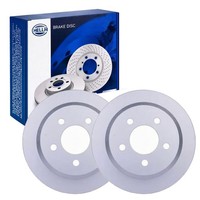 2X Hella Bremsscheiben 285Mm Hinten Passend FüR Jeep Grand Wrangler 54694