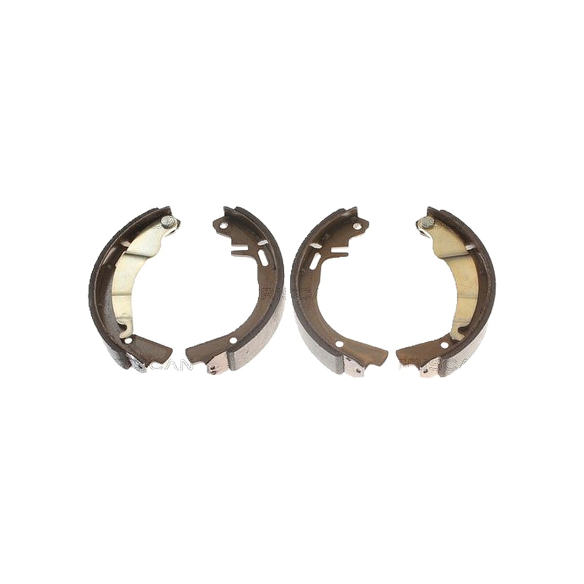 TRISCAN 810024223 Bremsbackensatz 4 Bremsbacken Trommelbremse für Opel - Bild 2