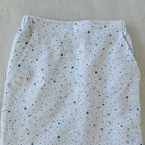 COS Skirt Size 36 AU 8 Paint Splatter High Low Hem Elastic Waist Lightweight - Picture 3 of 9