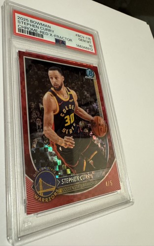 Stephen Curry [Red X-Fractor] #BCV-115 2025 Bowman Chrome card