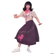 Poodle Skirt Red Adult Costume Forum Novelties One size