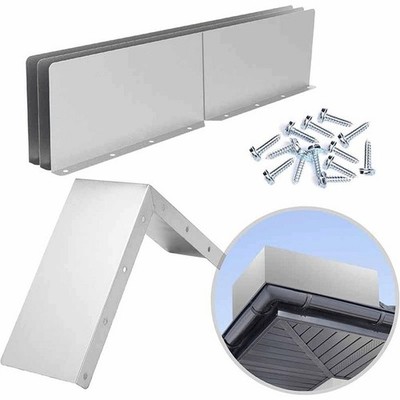 Gutter For Splash Guard Aluminum for Roof Valley Rainwater Flow Direction