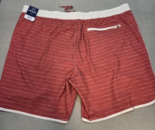 George Swim Shorts Trunks Mens 3XL 48-50 New w\Tags Red Plus size quick dry - Picture 2 of 4