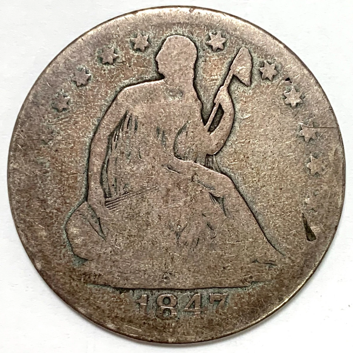1847 Year Seated Liberty US Half Dollars (1839-1891) for sale | eBay