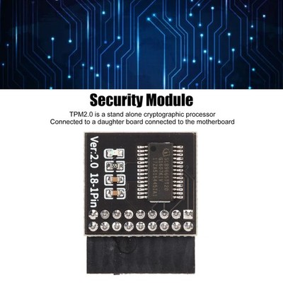 TPM2.0 Security Module 18Pin LPC Interface Remote Card Encryption Security ATQA