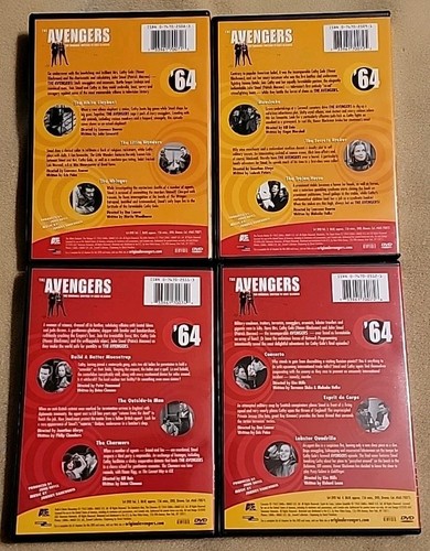 The Avengers - '64 Collection: Set 1 & Set 2 DVD LOT Vol 1-Vol 4 British TV - Picture 8 of 8
