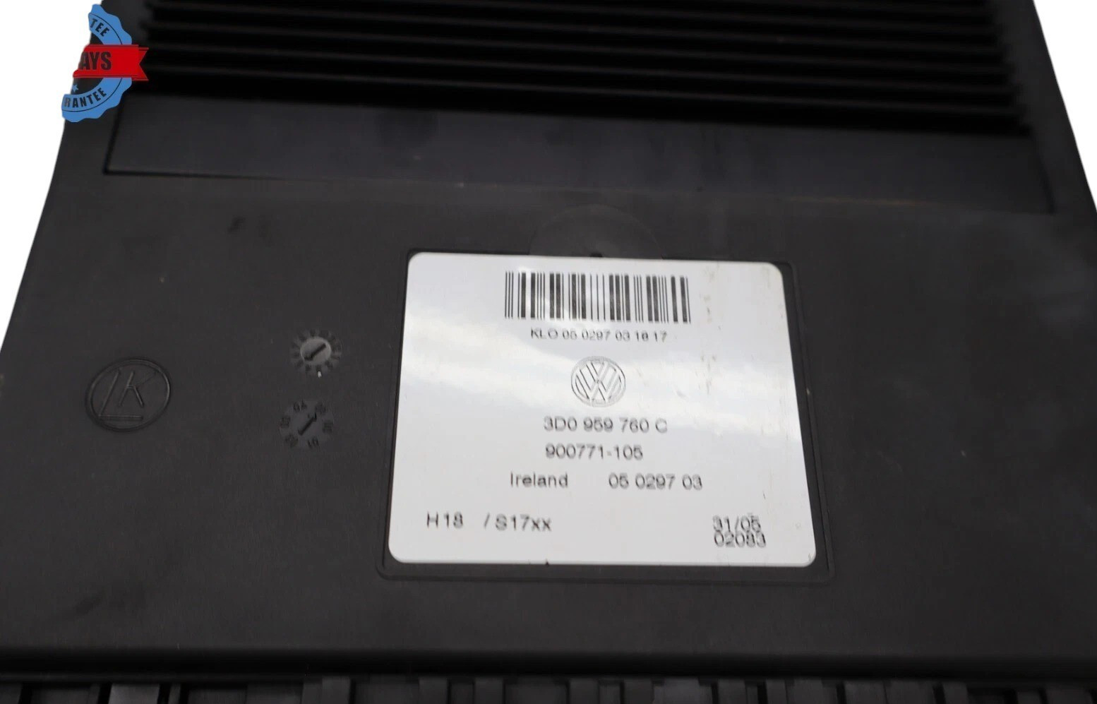 06-13 Bentley Continental Flying Spur Front Left Seat Control Module Black Oem