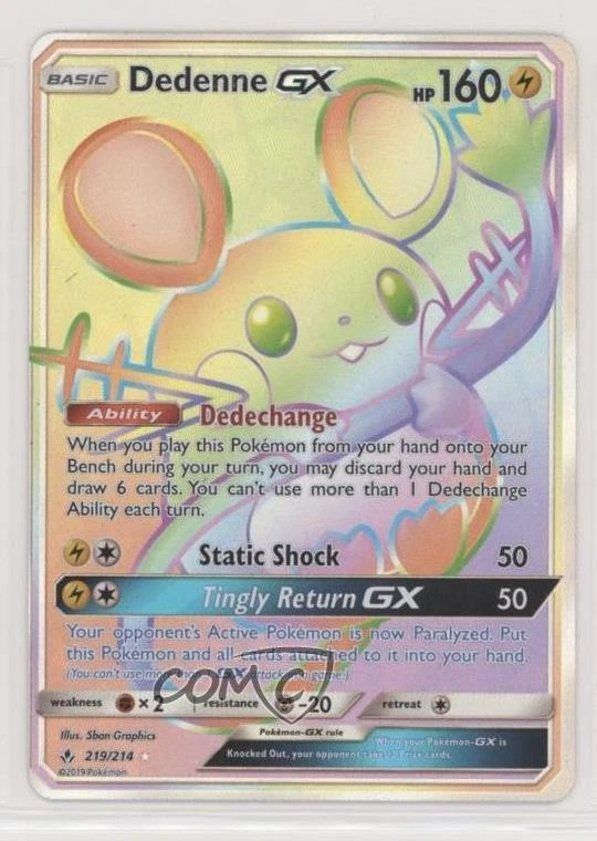 Dedenne GX Pokémon TCG Cards for sale | eBay