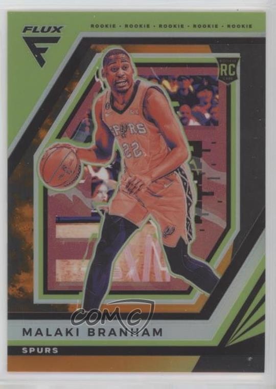 2022 Panini Flux Rookies Solar Eclipse Prizm 17/49 Malaki Branham Rookie RC 6o3
