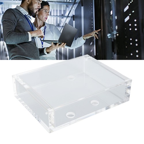 Computer Water Cooling Reservoir Rectangle Transparent Acrylic PC Water Cooli CB - Afbeelding 11 van 22