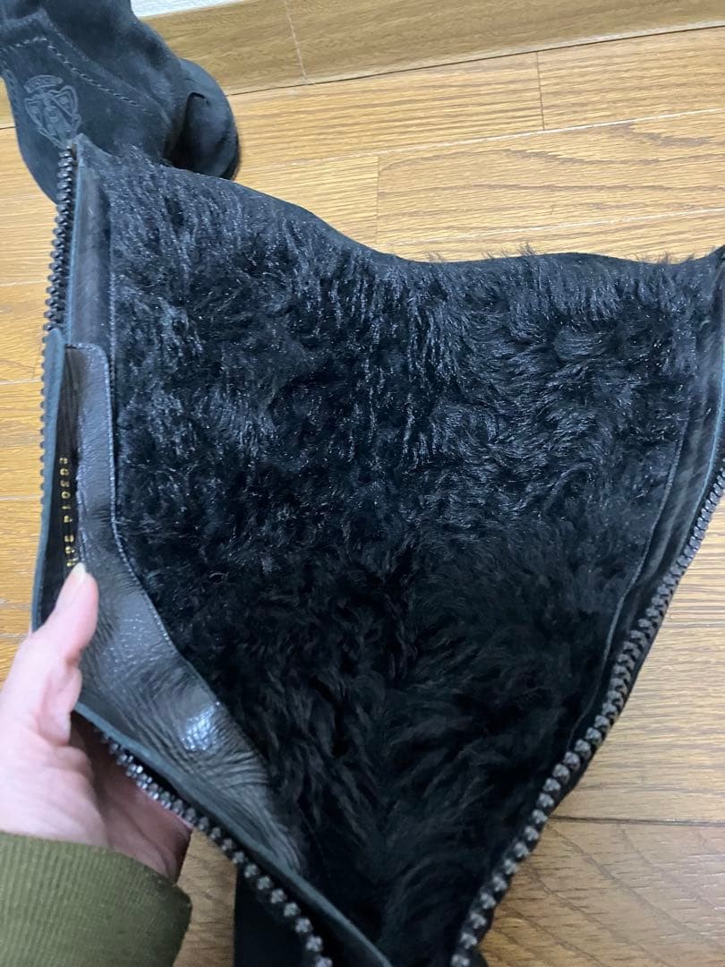 GUCCI Boots Heel Long Suede Black EU36.5/US6.5 116436c thumbnail 16