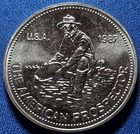 A 1987 Engelhard 1oz Silver American Prospector Round. Vintage!!!