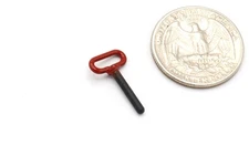 5x Hitch Pins  - 16th Scale - Tractor, Implement, Truck - Red Handle (Pack of 5)