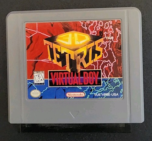 3D Tetris Nintendo Virtual Boy Authentic US Version Tested and Working