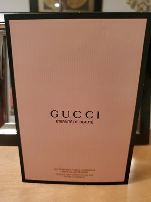 Gucci Eternite De Beaute 24H Wear Breathable Foundation 5-Color Sample Pack...