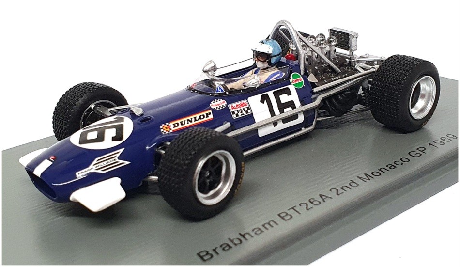 Spark Brabham F1 Bt26a N 16 2nd Monaco Gp 1969 P.courage 1:43 S8317