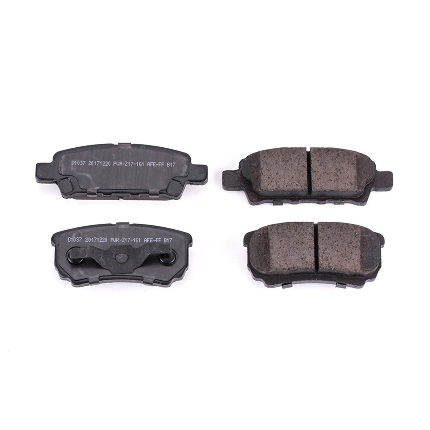 PowerStop 16-1037 Power Stop - Rear Z16 Low-Dust Ceramic Brake Pads