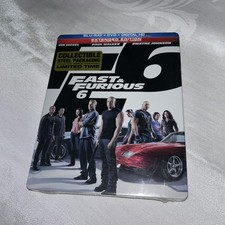 Fast Furious 6 Blu-ray/DVD, 2013, 2-Disc Set, Steelbook Edtn-New b