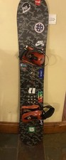 Forum Snowboard 161cm Drake Leblanc Bindings Burton Carry All BagFor Easy Travel