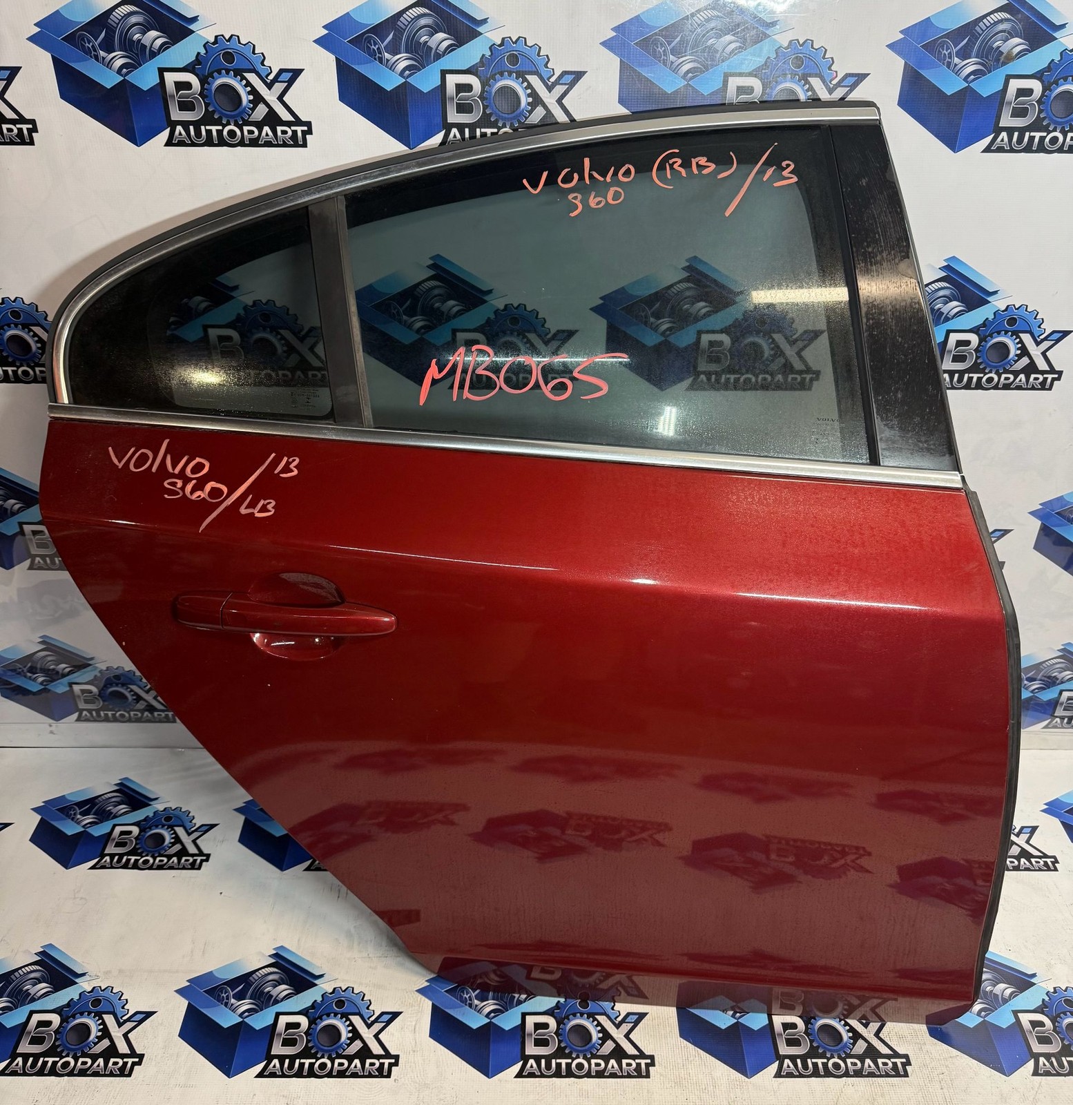 2014-2018 VOLVO S60 Rear Door Right Passenger Side RED OEM