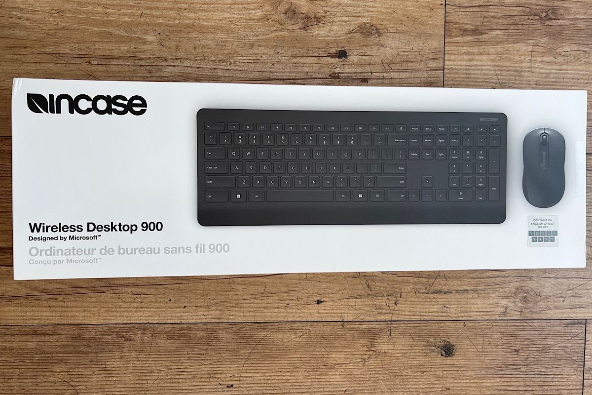 Incase Designed by Microsoft Wireless Desktop 900 keyboard and mouse