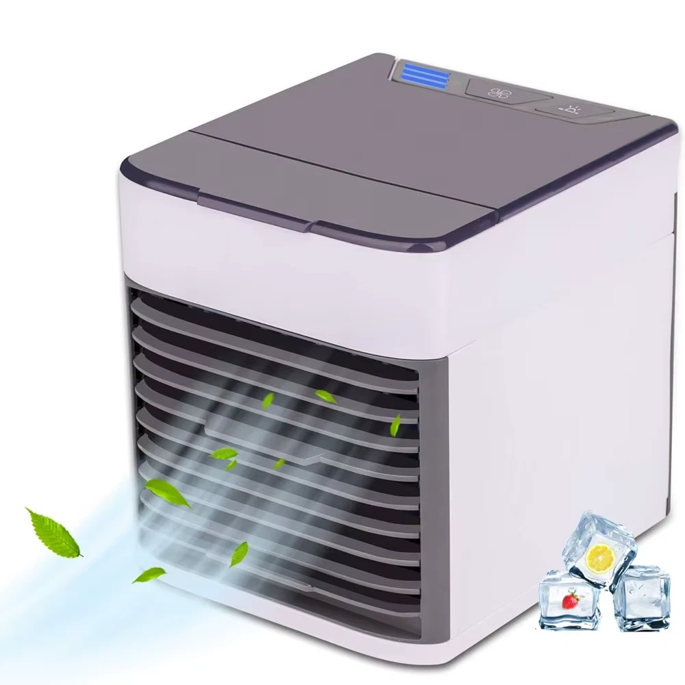 Condizionatore Portatile 3 In 1 Con Ventola Evaporativa E Serbatoio Grande – Mini Raffreddatore Da Scrivania Per Casa, Ufficio E Viaggi