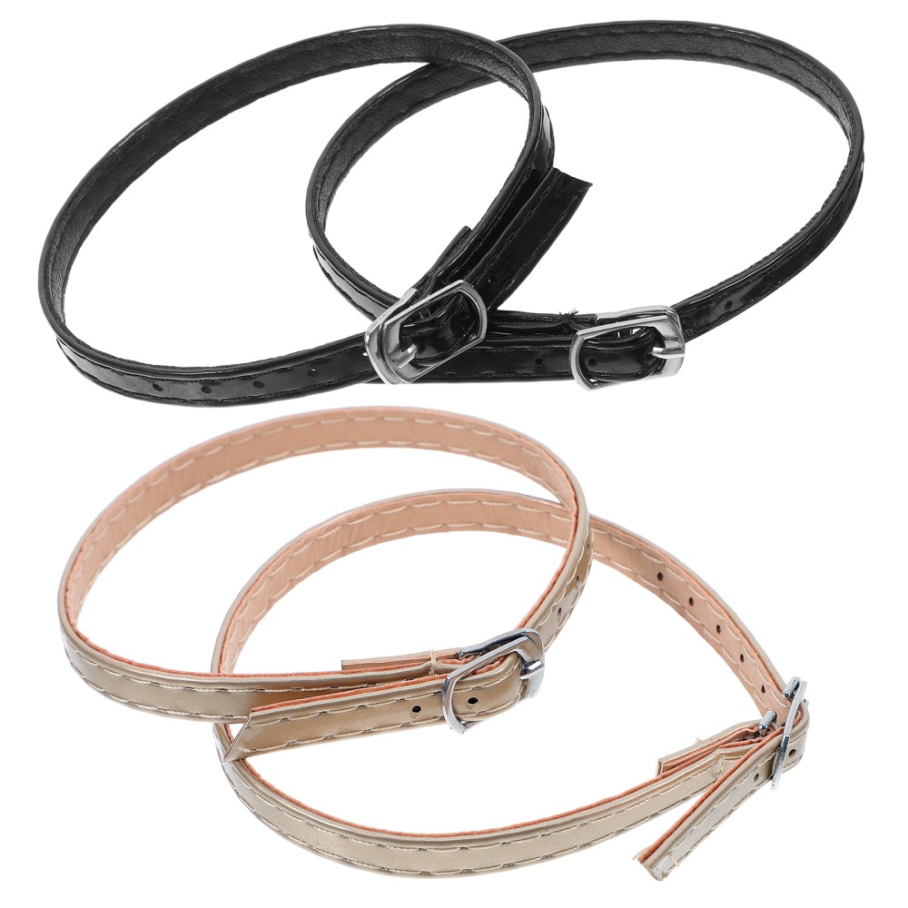 APL 2 Paia Lacci Scarpe Lavoro Miss Sandalo Cinturini Ricambio Donna Tacco Alto