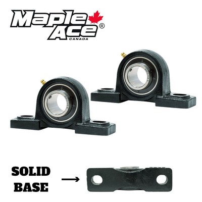 UCP212-38 Pillow Block Bearing 2-3/8'' Bore, 2-Bolt Self-Aligning Solid Base Qty2