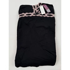 Adore Me Women's Eloisa Tank Top & Pants Pajama Set XL Black New With Tags