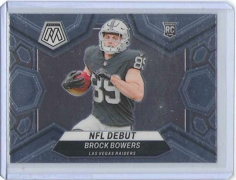 2024 Panini Mosaic - NFL Debut Silver Prizm #286 Brock Bowers (RC)