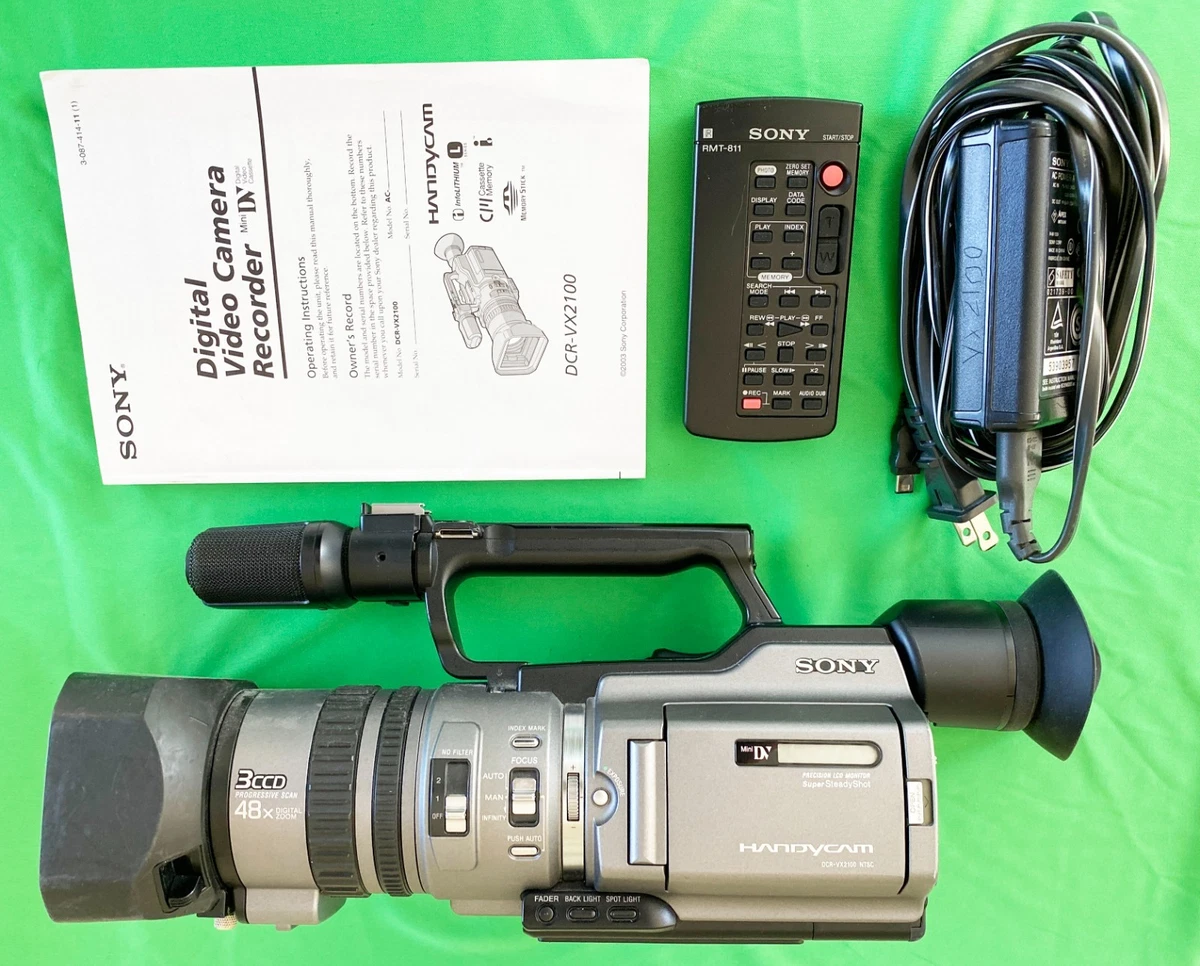 ソニー VX2100 ハンディーカム 美品 美品・動作〇】SONY MiniDVビデオカメラ DCR-VX2100 DCR-VX2100