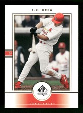 J.D. Drew 2000 SP Authentic #53 Near Mint or Better