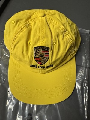 Aime Leon Dore ALD / Porsche Nylon Logo Hat Aspen Gold Yellow | eBay