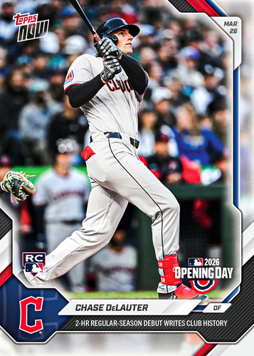 2026 Topps Now 12 Chase DeLauter