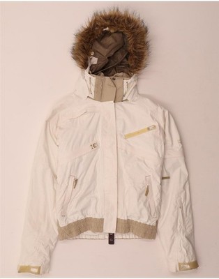 HELLY HANSEN Damen Oversized Windbreaker Jacke mit Kapuze UK 6 XS weiß AL14