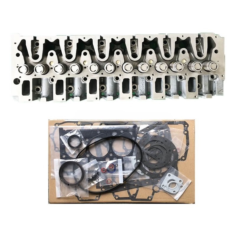 Engine D6E Complete Cylinder Head with Full Gasket Kit for Volvo Excavator EC210
