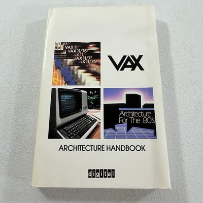 #ad DEC Digital Equipment Corporation VAX Architecture Handbook 1981 $19.99