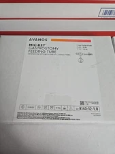 New Mic-Key Gastronomy Feeding Tube Low Profile G-Tube 8140-12-1.0 AvanoS