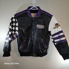 Vintage Nascar Jacket XL Leather Event RARE Limited Brickyard 400 August 5 2000