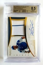 2015 PANINI IMMACULATE KYLE SCHWARBER RC/PATCH/AUTO! 1/25! BGS 8.5! 1/1! FIRST!