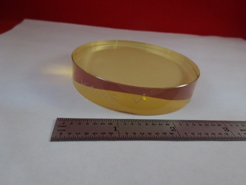 OPTICAL FLAT 3" DIAMETER UNCOATED 1/10 WAVE ZERODUR LASER OPTICS AS IS #80-05 - Picture 6 of 8