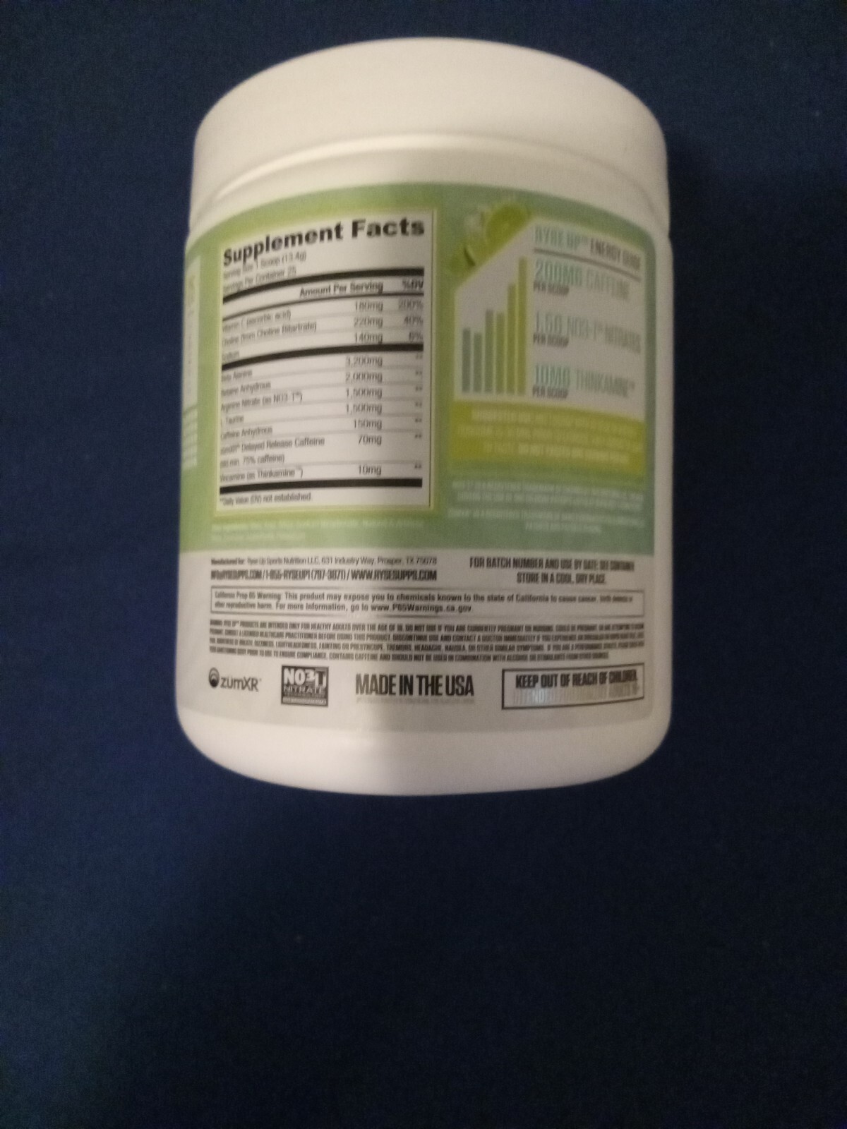 pre workout powder ryse eBay