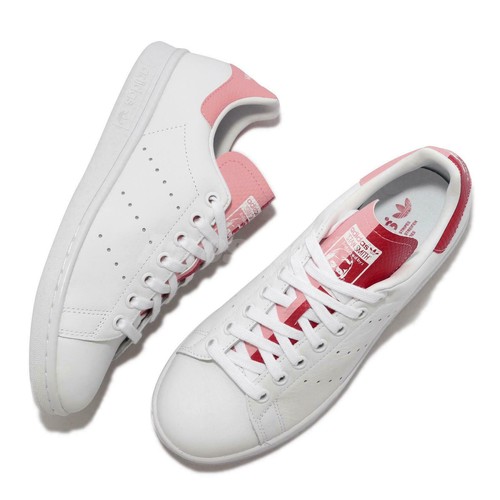 Mens Size 9 Adidas Stan Smith White Red 