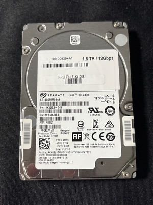 E-X4126B  ST1800MM0149  1.8TB SAS Disk Drive - PI/FIPS - 6Gbps  PN: 1XJ223-041