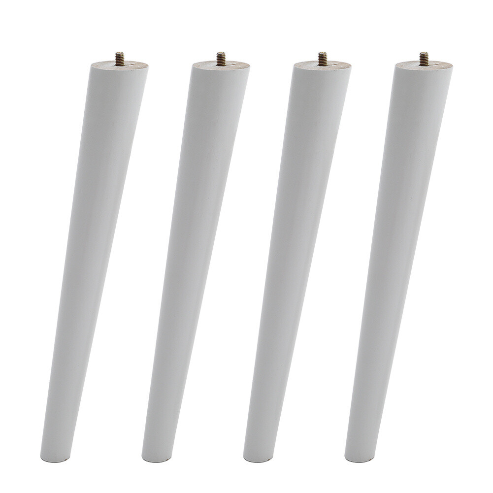 4x Wooden Angled Tapered Furniture Legs Feet For Sofa Table Chair Stool