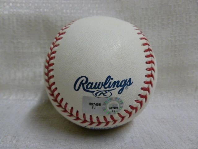 Autenticación MLB de béisbol firmada por Dan Uggla de los Nacionales de Washington Foto 4 de 4