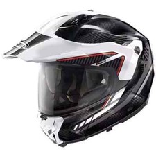 X-Lite X-552 Ultra Carbon Latitude White Red Adventure Motorcycle Helmet