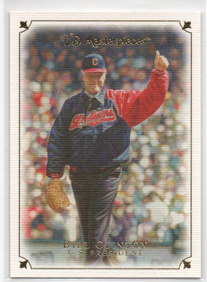 2007 Upper Deck Masterpieces #76 President Bill Clinton U.S. PRESIDENT 53