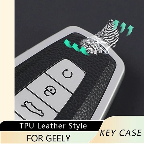 TPU Car Key Case Cover Shell Holder Fob Keychain for Geely Coolray X6 X7 Emgrand - Picture 2 of 10